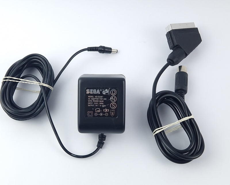 Sega Master System Power Base Konsole mit 2 Controllern, Action Fighter & Kabel