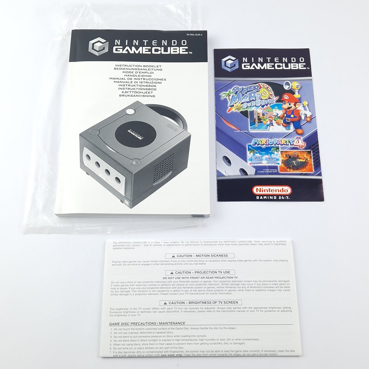 Nintendo Gamecube Konsole Limited Edition Platinum Pak - Silver Silber OVP PAL