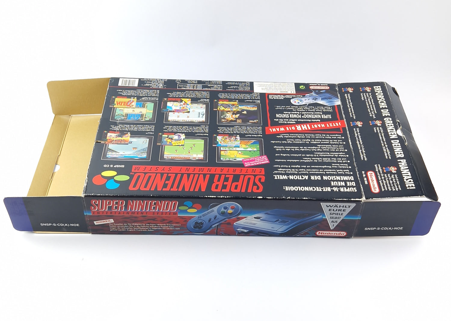 Super Nintendo Console: Power Station SNES Console - OVP PAL