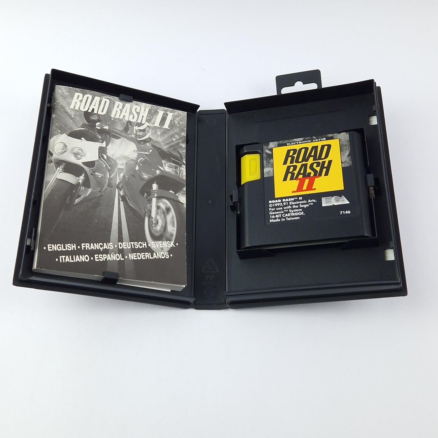 Sega Mega Drive Game: Road Rash II 2 - OVP Instructions Module | 16-Bit Pal Game