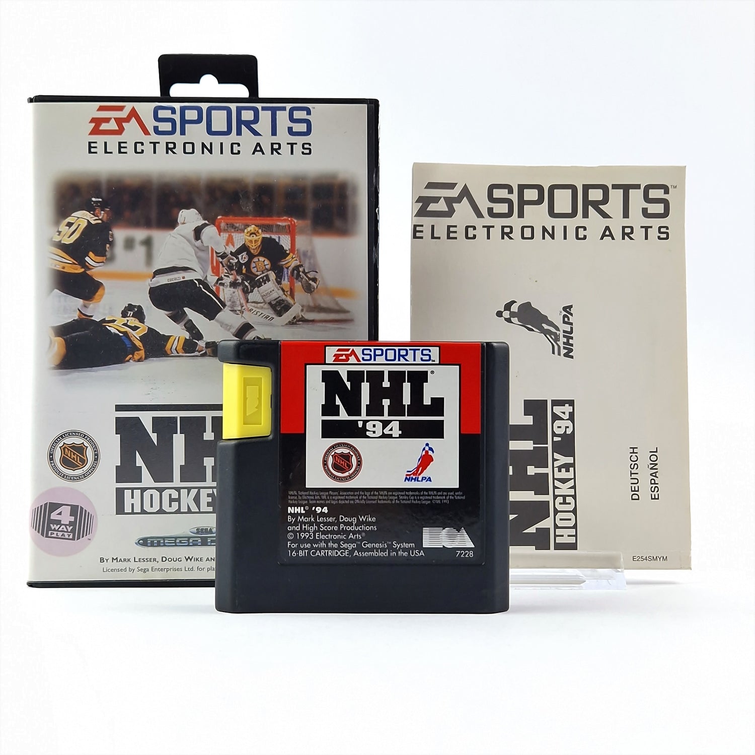 Sega Mega Drive Game: NHL Hockey 94 - OVP Instructions Module | Ice hockey 1994
