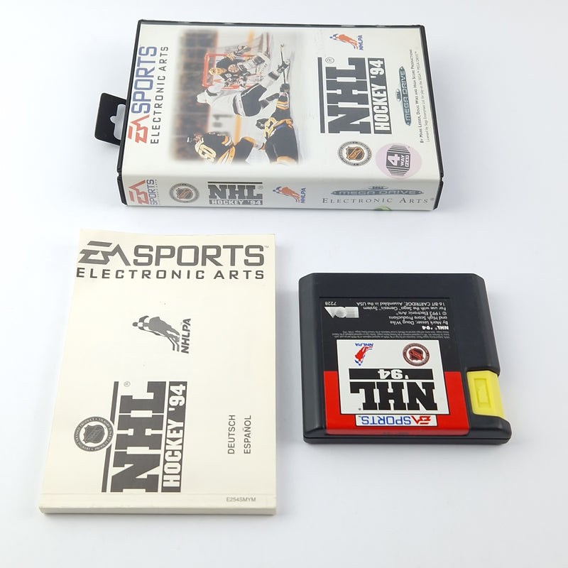 Sega Mega Drive Spiel : NHL Hockey 94 - OVP Anleitung Modul | Icehockey 1994