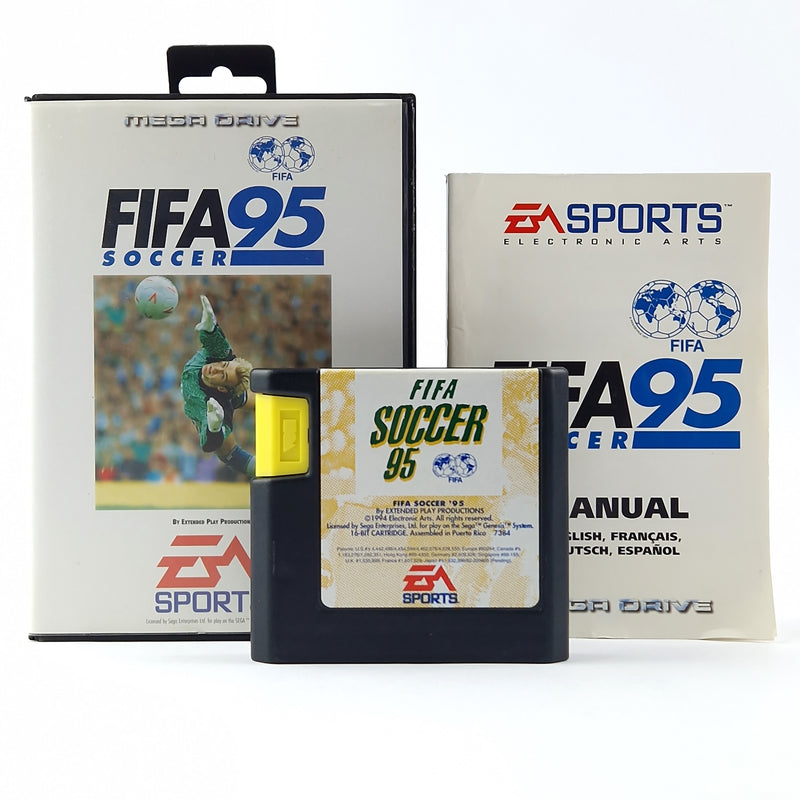Sega Mega Drive Spiel : Fifa Soccer 95 - OVP Anleitung Modul | 16-Bit Fußball
