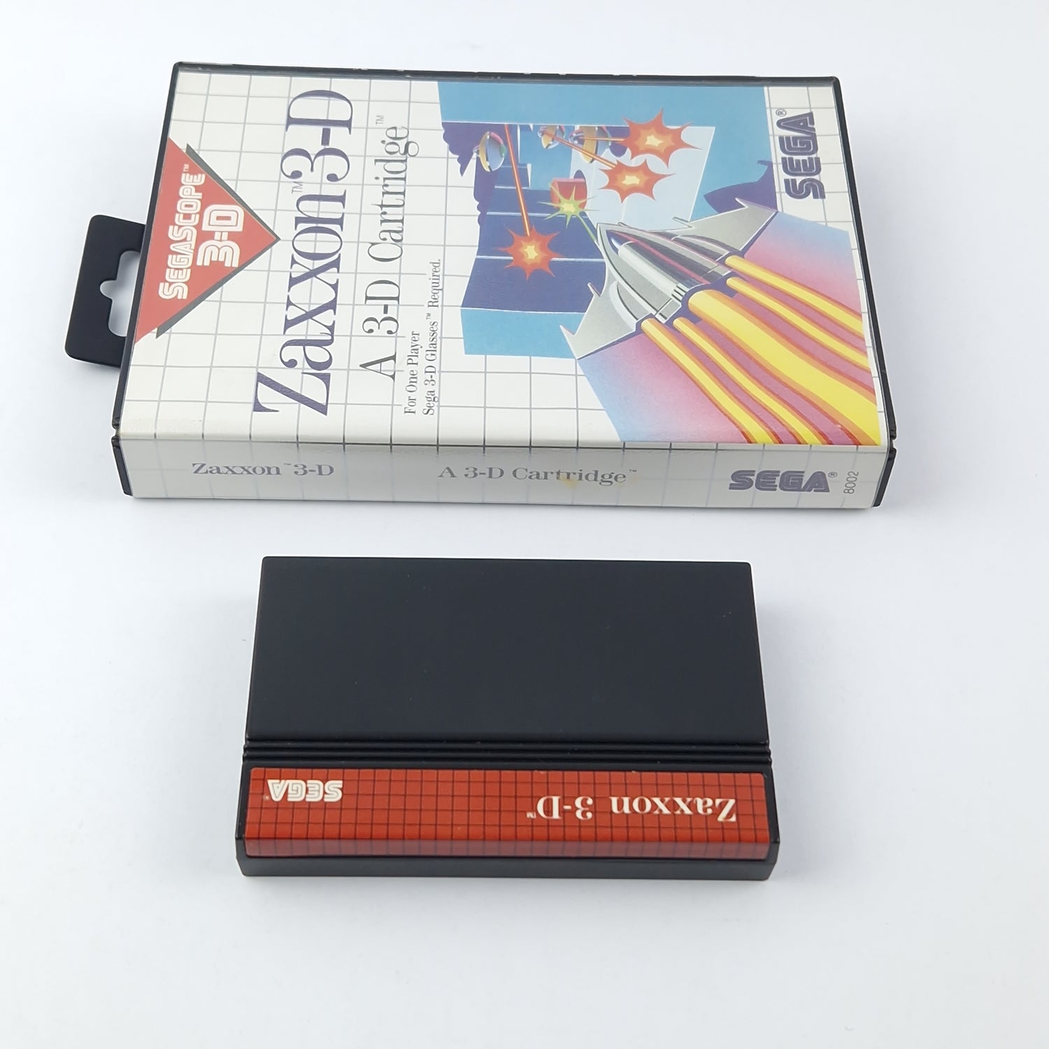 Sega Master System Spiel : Zaxxon 3-D - OVP ohne Anleitung Modul Cartridge | MS
