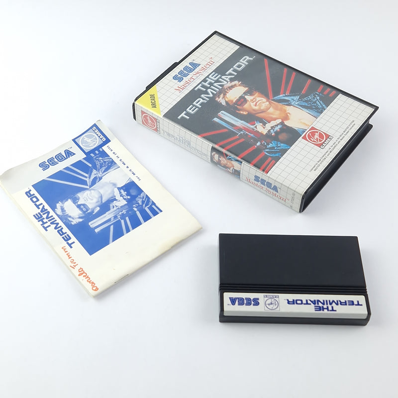 Sega Master System Spiel : The Terminator - OVP Anleitung Modul PAL Cartridge