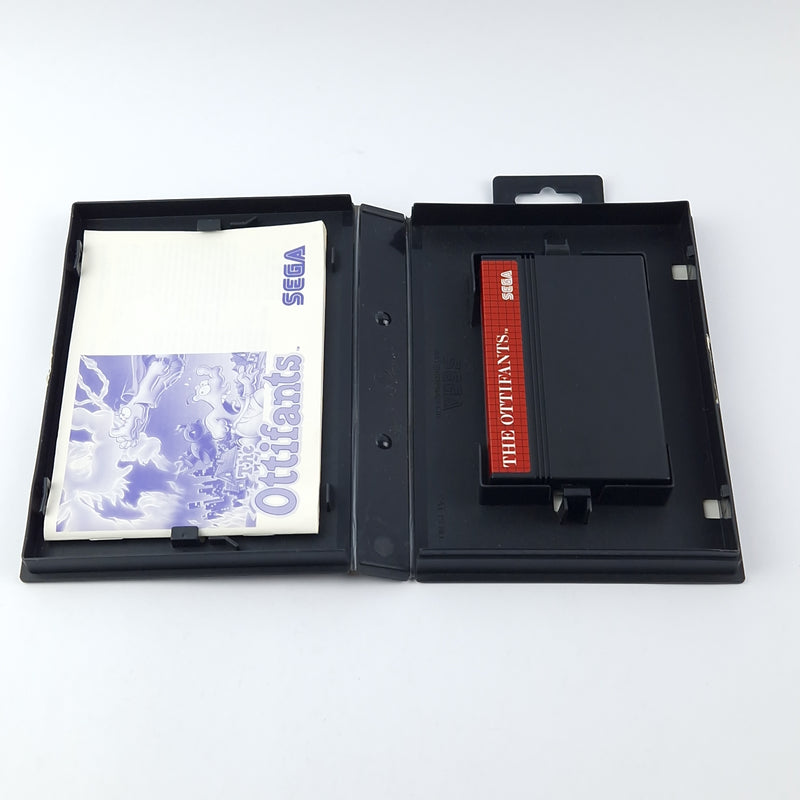 Sega Master System game: The Ottifants - OVP instructions module PAL cartridge