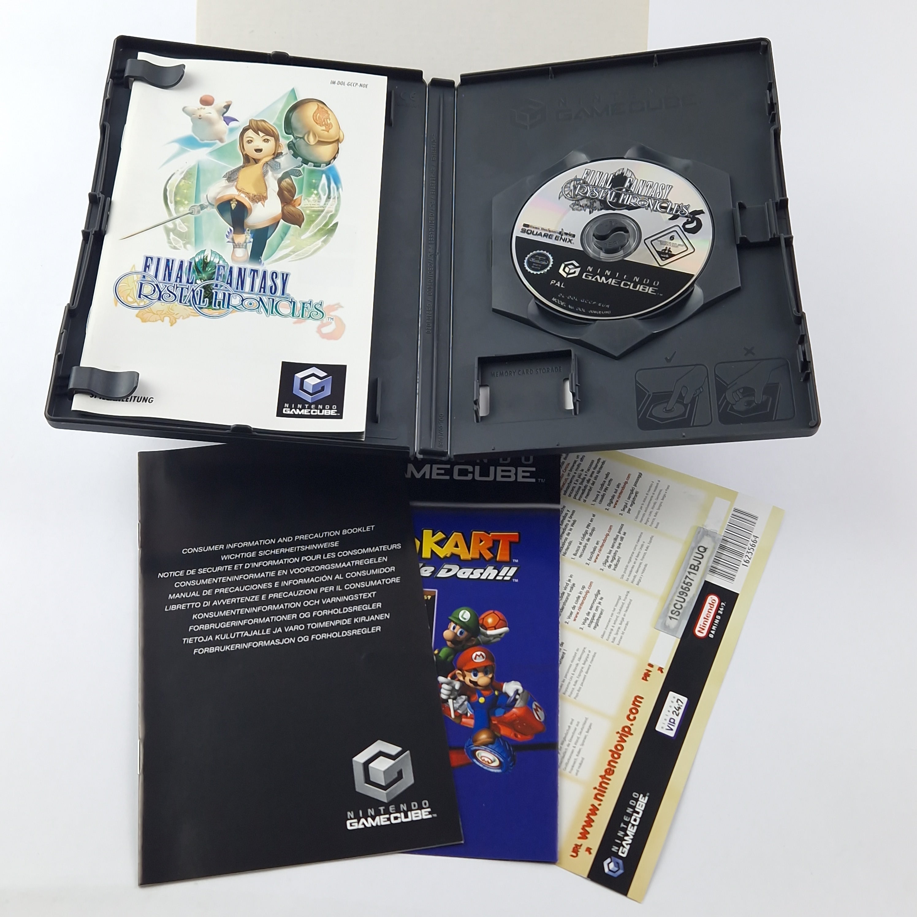 Nintendo Gamecube Spiel : Final Fantasy Crystal Chronicles OVP + Lösungsbuch