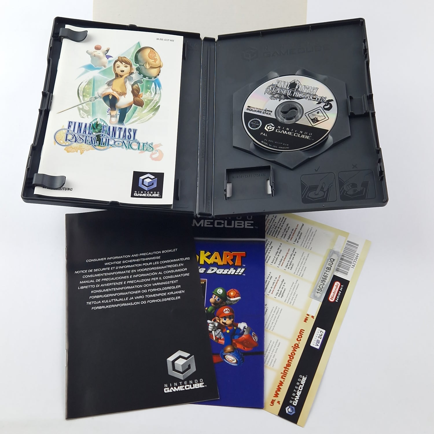 Nintendo Gamecube game: Final Fantasy Crystal Chronicles OVP + solution book