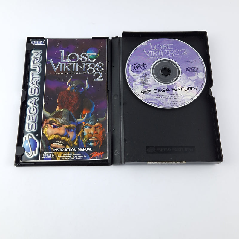 Sega Saturn Game: Lost Vikings 2 Norse by Norsewest - OVP Instructions CD PAL