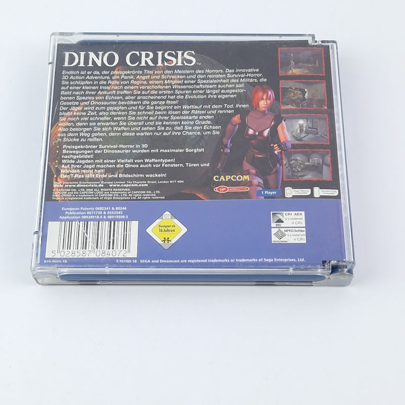 Sega Dreamcast Spiel : Dino Crisis - OVP Anleitung CD / DC PAL Game Disk