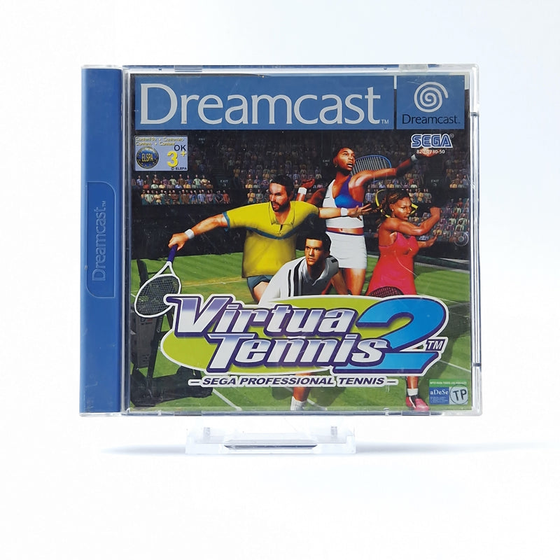 Sega Dreamcast Game: Virtua Tennis 2 - OVP Instructions CD / DC PAL Game Disk