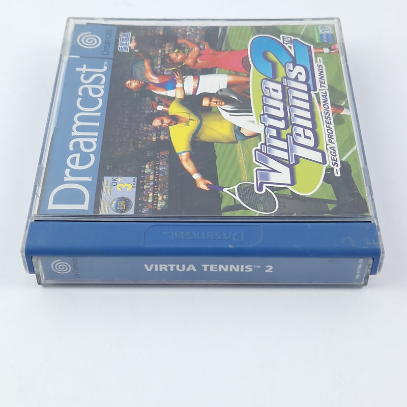 Sega Dreamcast Game: Virtua Tennis 2 - OVP Instructions CD / DC PAL Game Disk