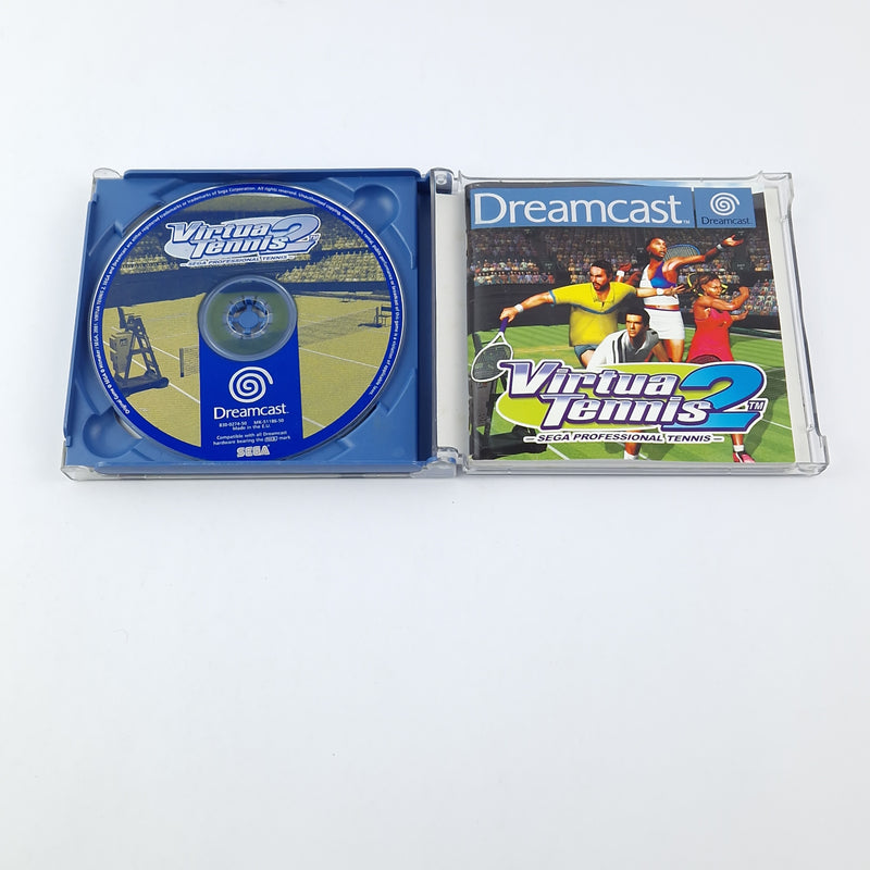 Sega Dreamcast Spiel : Virtua Tennis 2 - OVP Anleitung CD / DC PAL Game Disk
