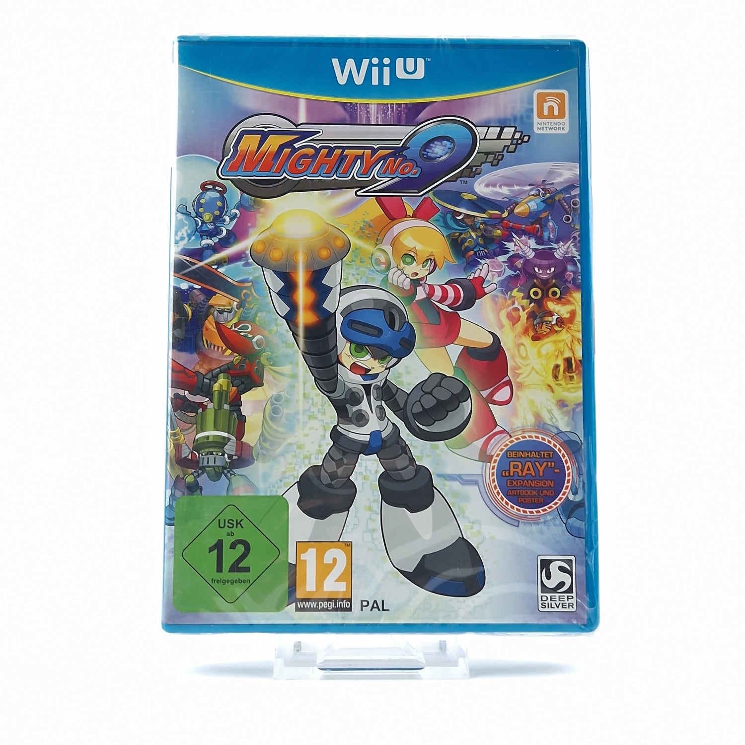 Nintendo Wii U Spiel : Mighty No. 9 - OVP Anleitung CD Disk | PAL NEU SEALED