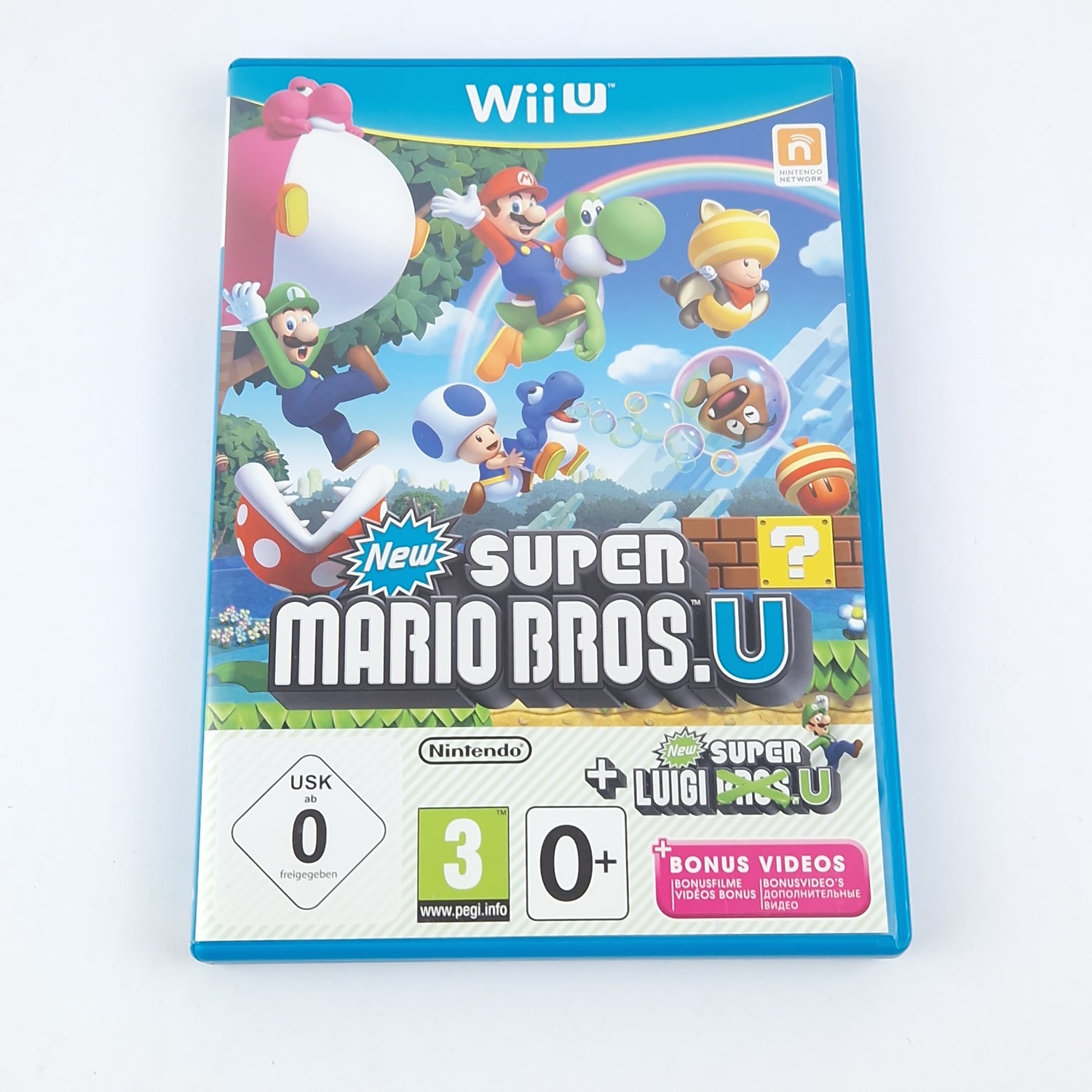 Nintendo Wii U Spiel : New Super Mario Bros. U - OVP Anleitung CD | PAL Version