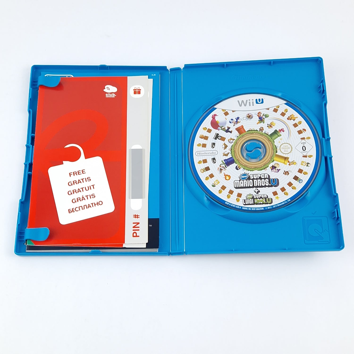 Nintendo Wii U Game: New Super Mario Bros. U - OVP Instructions CD | PAL version