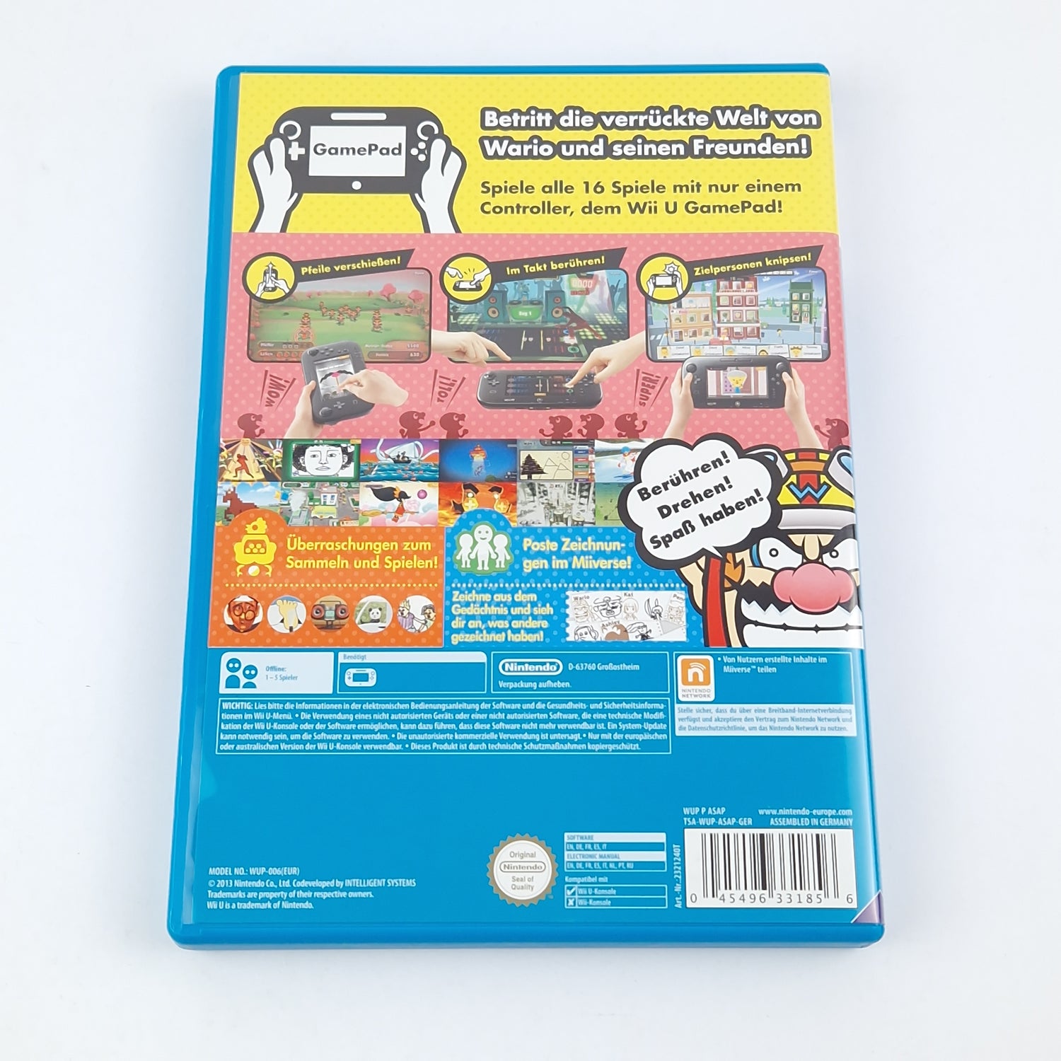 Nintendo Wii U Game: Game & Wario - OVP Instructions CD | PAL