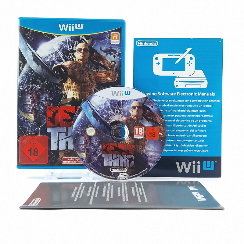 Nintendo Wii U Spiel : Devils Third - OVP Anleitung CD | PAL Version - USK18