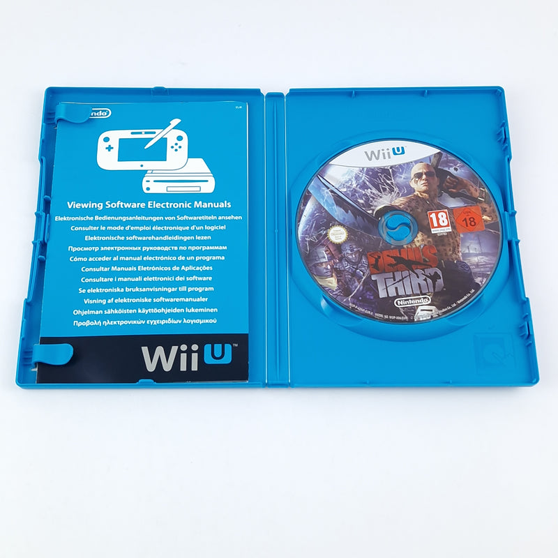 Nintendo Wii U Spiel : Devils Third - OVP Anleitung CD | PAL Version - USK18