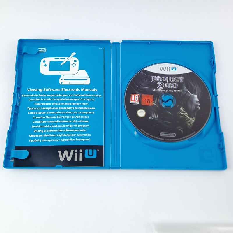 Nintendo Wii U game: Project Zero Maiden of Black Water Limited Edition - original packaging