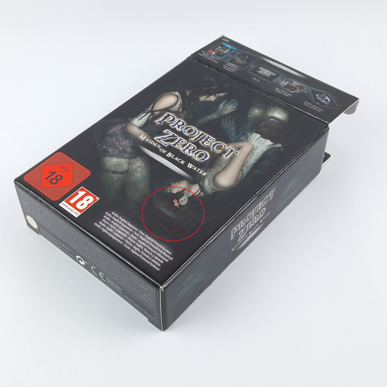 Nintendo Wii U game: Project Zero Maiden of Black Water Limited Edition - original packaging