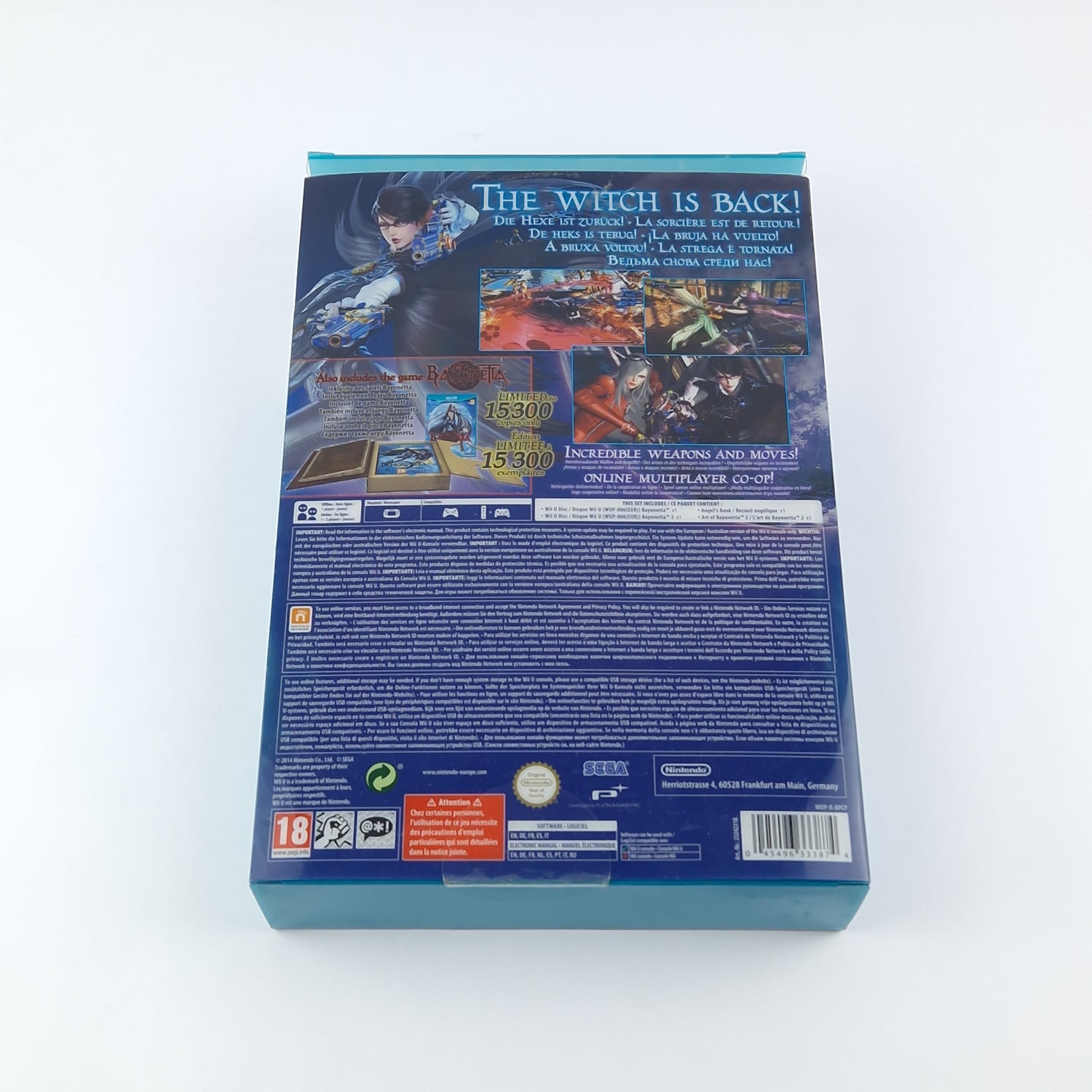 Nintendo Wii U Spiel : Bayonetta 1 & 2 First Print Edition Premiere Edition OVP