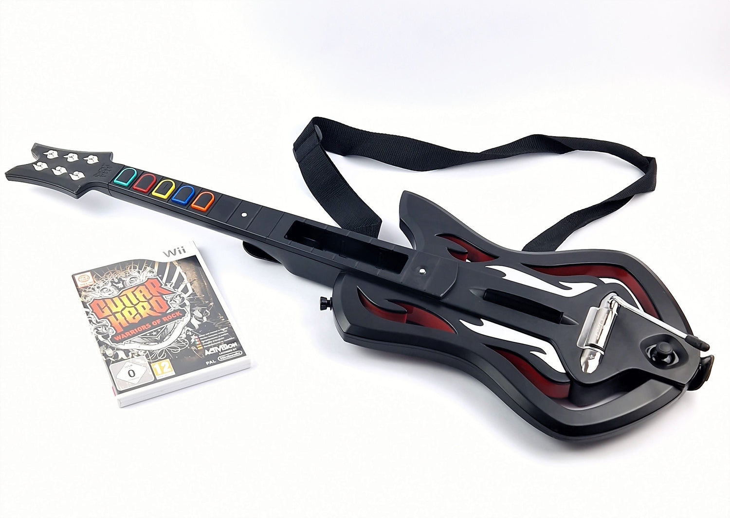 Nintendo Wii Spiel : Guitar Hero Warriors of Rock + Gitarre Controller PAL