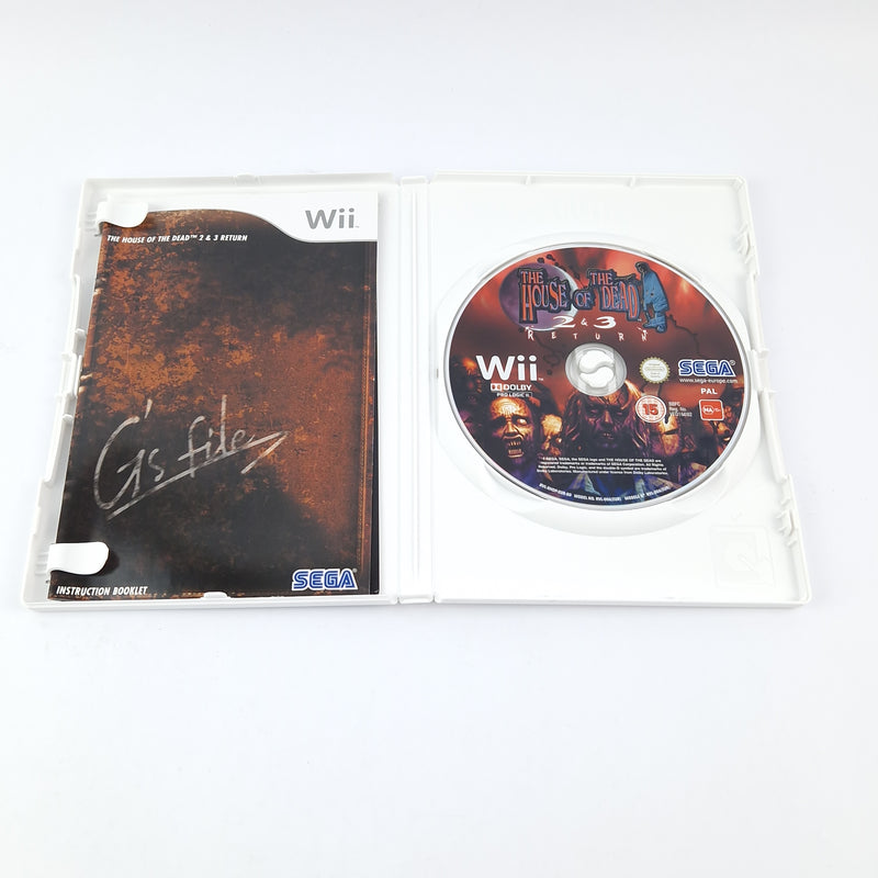 Nintendo Wii Spiel : The House of the Dead 2 & 3 Return + Overkill Hand Cannon