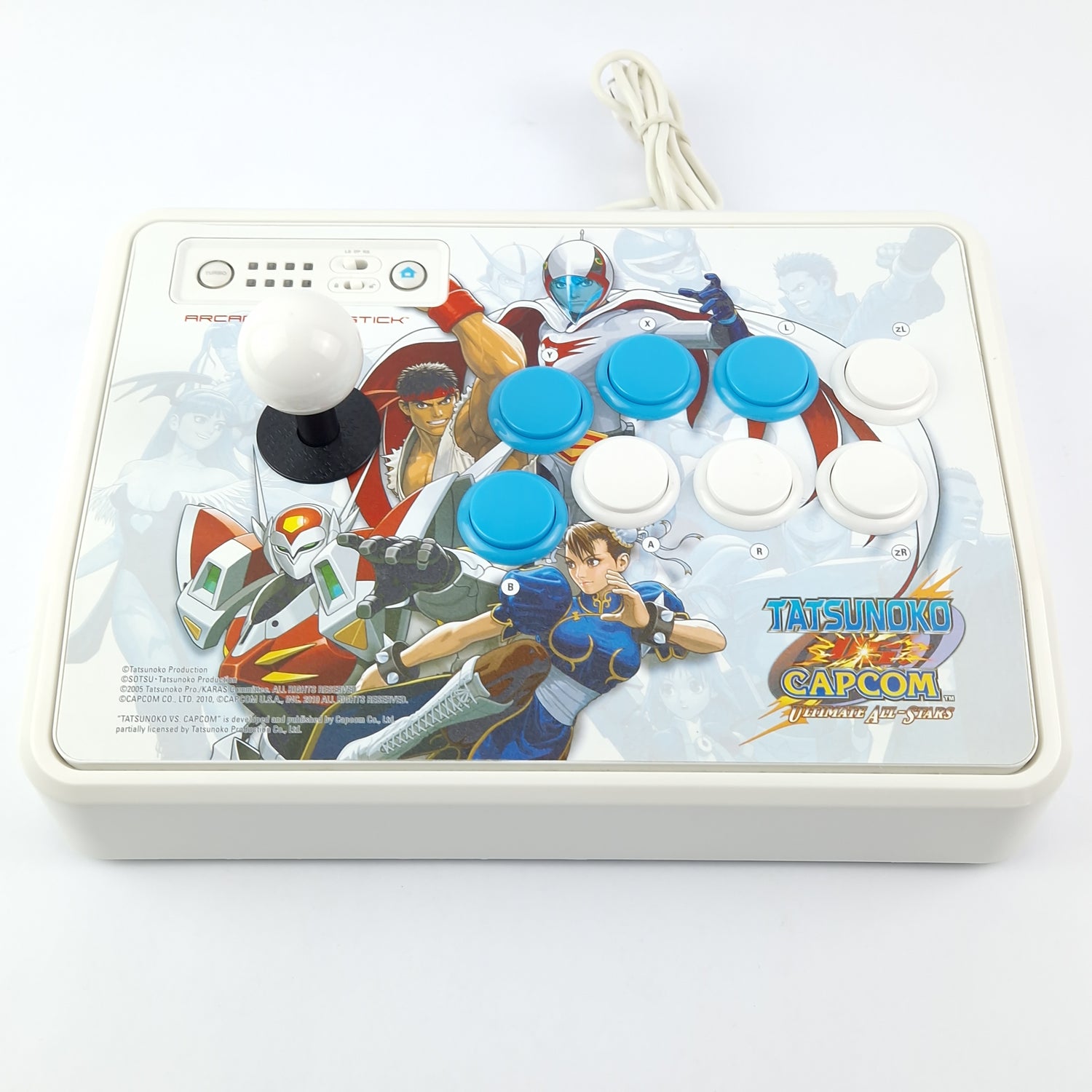 Nintendo Wii : Tatsunoko VS Capcom Ultimate All-Stars Arcade Fightstick - OVP