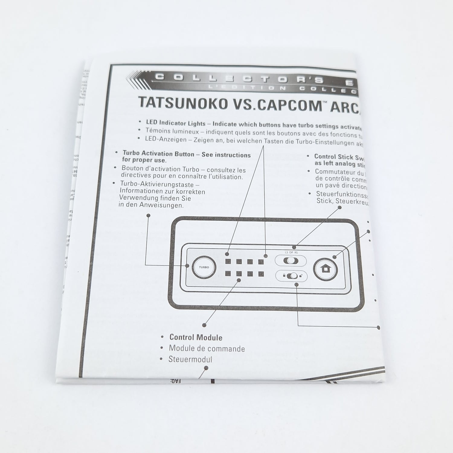 Nintendo Wii : Tatsunoko VS Capcom Ultimate All-Stars Arcade Fightstick - OVP