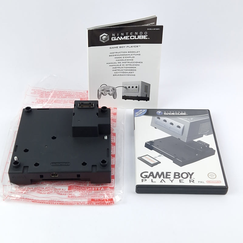 Nintendo Gamecube Console: Game Boy Player Pak - Bundle Set OVP - PAL Console