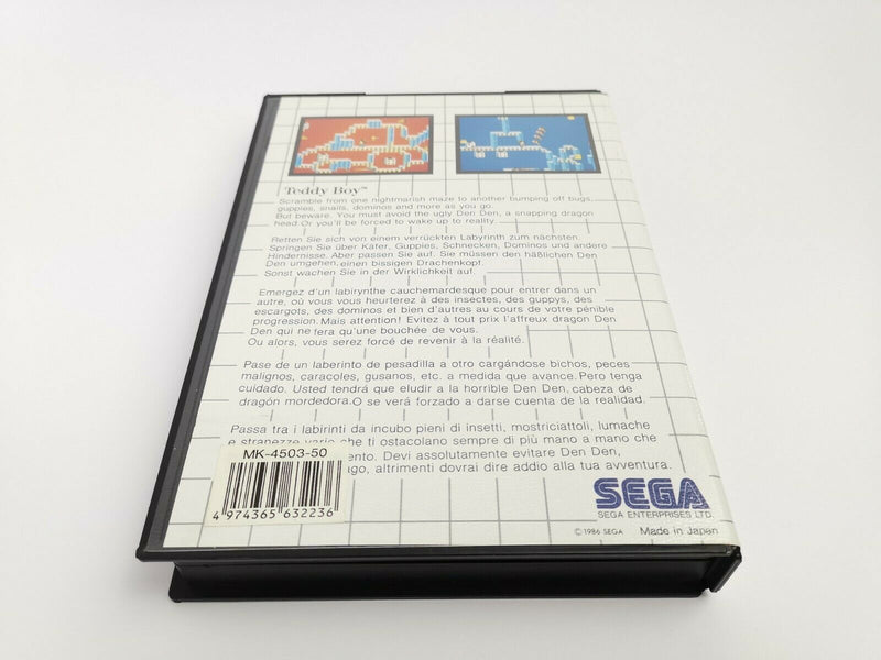 Sega Master System Spiel " Teddy Boy " MasterSystem | OVP | PAL TeddyBoy