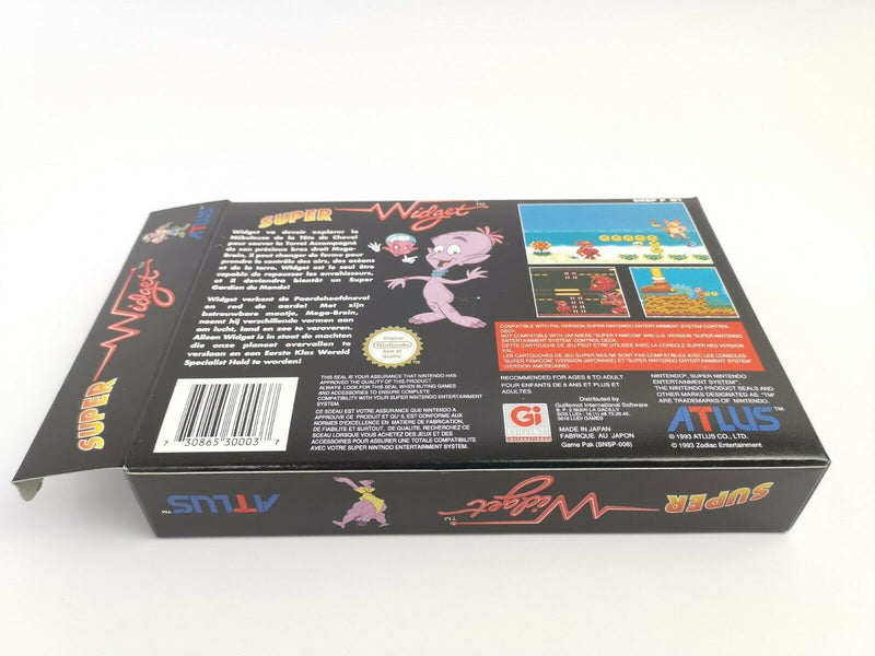 Super Nintendo Spiel " Super Widget " Snes | Ovp | Pal | CIB * Neu