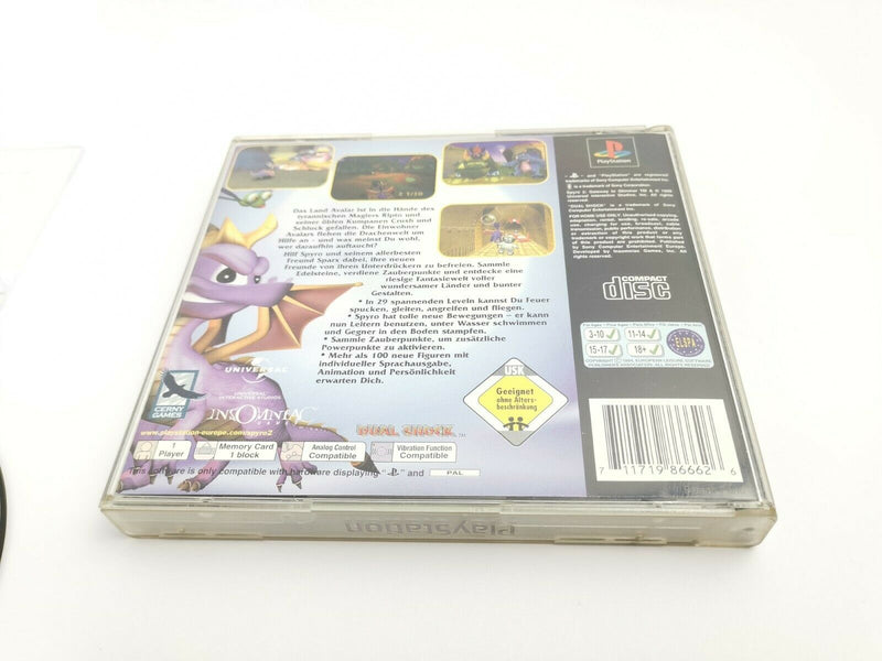 Sony Playstation 1 Game "Spyro 2 Gateway to Glimmer" Ps1 | Original packaging | Pal