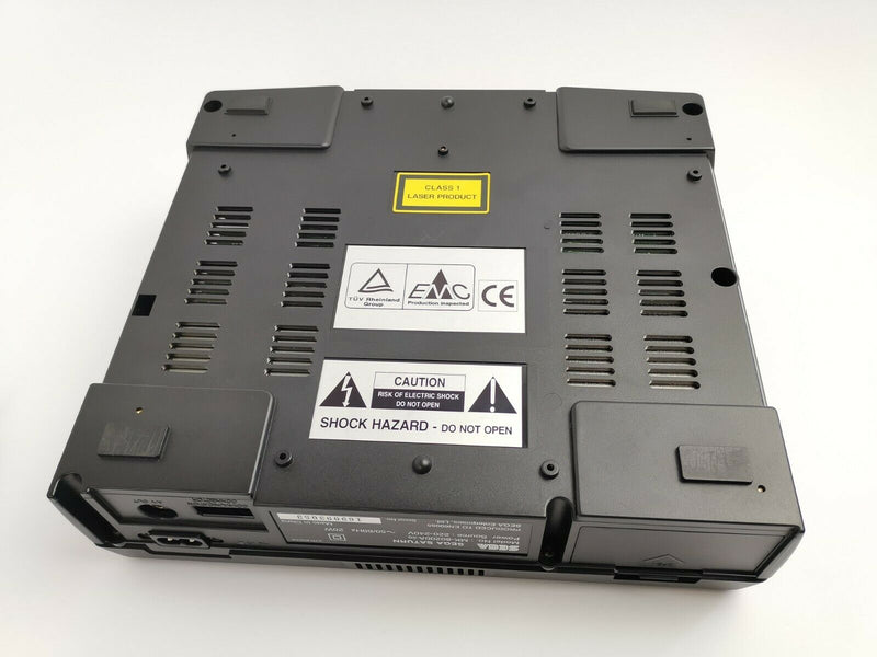 Sega Saturn console bundle with control pad, connection cables and Segaflash Vol 2