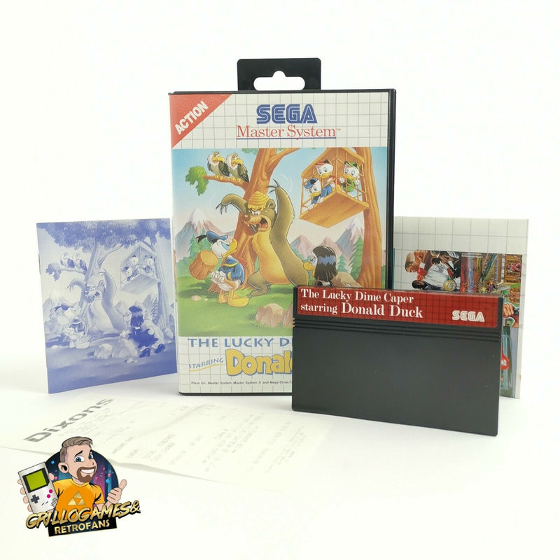Sega Master System Spiel " The Lucky Dime Caper starring Donald Duck " OVP | PAL
