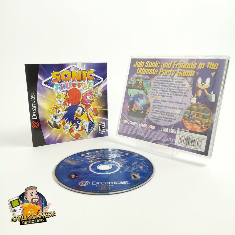 Sega Dreamcast Spiel " Sonic Shuffle " OVP | NTSC-U/C USA | Sonic The Hedgehog