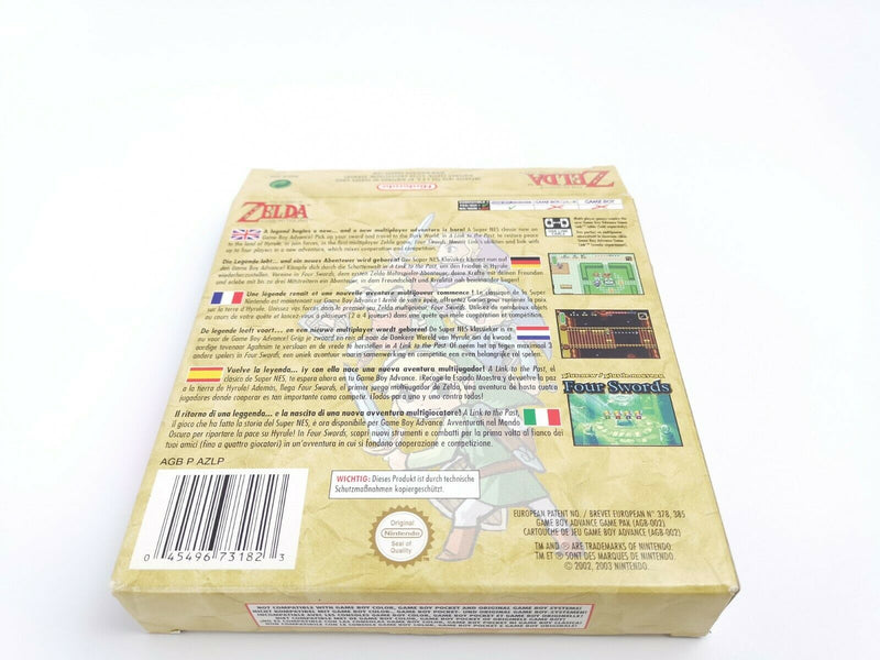 Nintendo Gameboy Advance Spiel " The Legend of Zelda a link to the Past " Ovp