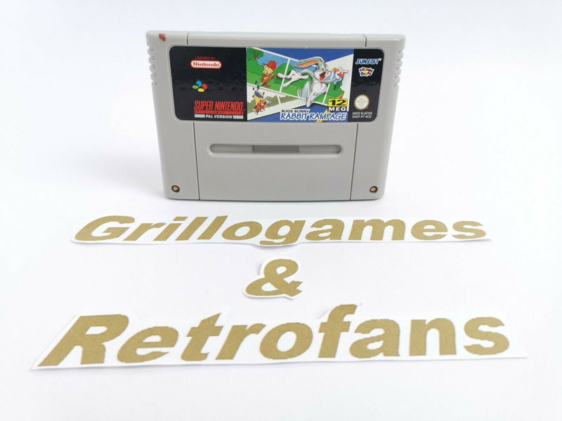 Super Nintendo Spiel | " Bugs Bunny Rabbit Rampage " | Snes | Modul | Pal