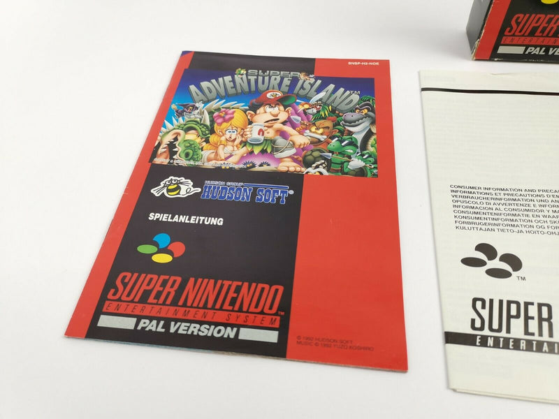 Super Nintendo Spiel " Super Adventure Island " Snes | Ovp | Pal | Cib |