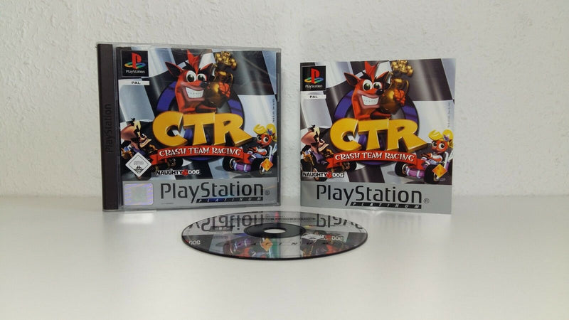 Sony Playstation 1 game "CTR Crash Team Racing" Platinum *