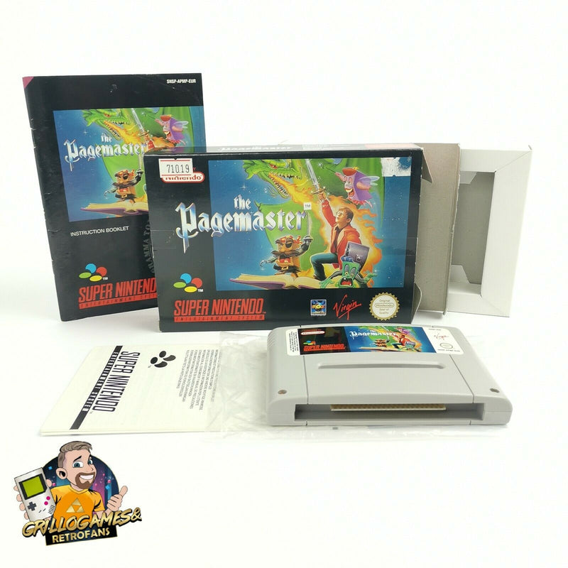 Super Nintendo Spiel " The Pagemaster " SNES | OVP | PAL EUR