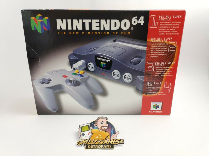 Nintendo 64 Konsole " The New Dimension of Fun " N64 | OVP | PAL NOE-1