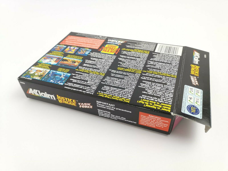 Super Nintendo Game "Justice League Task Force" Snes | Original packaging | Pal | CIB