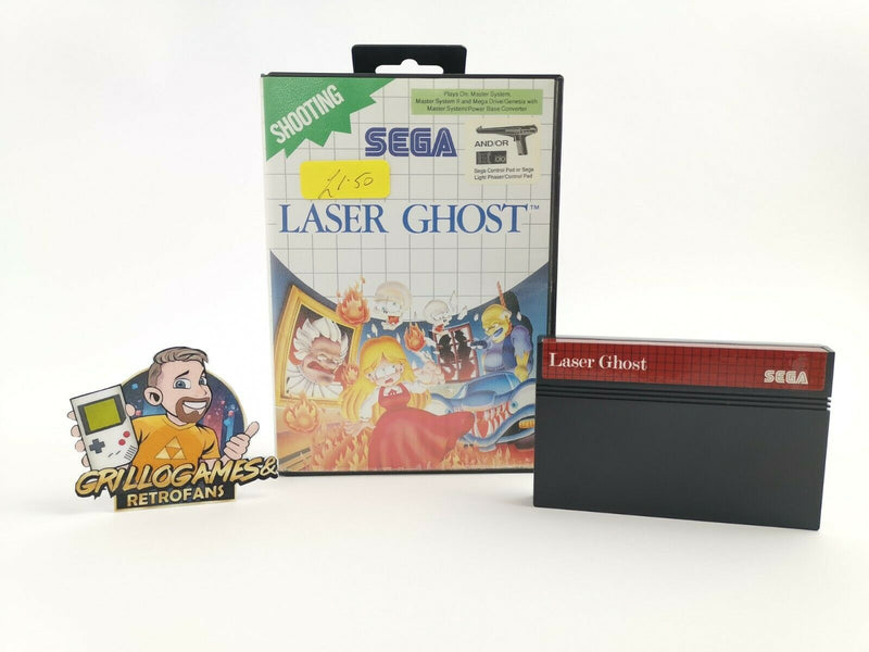 Sega Master System Spiel " Laser Ghost " Ovp | Pal | MS