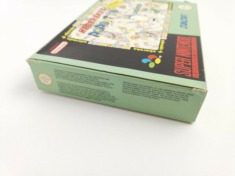 Super Nintendo Game "Heberekes Popoitto" Snes | Original packaging | Pal