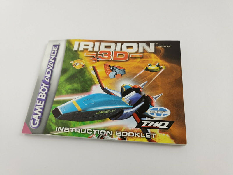 Nintendo Gameboy Advance Game "Iridion 3D" Game Boy GBA | Original packaging | PAL EUR