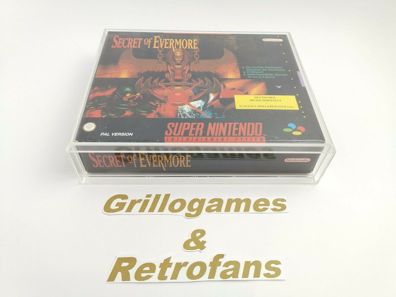 Super Nintendo game "Secret of Evermore" | Snes | Original packaging | Pal | CIB | * New *