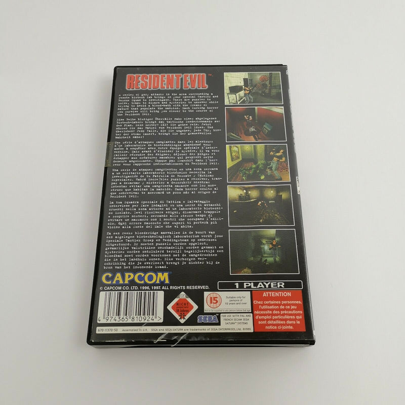 Sega Saturn Spiel " Resident Evil " SegaSaturn | OVP | PAL USK 18 Capcom