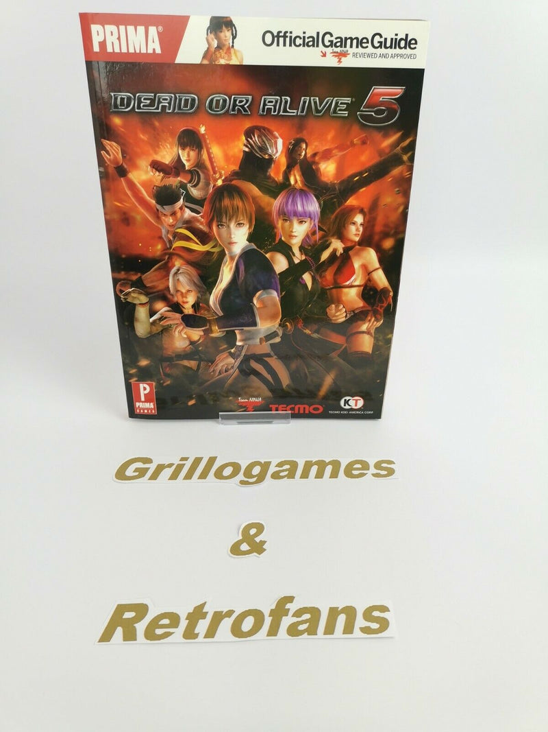 Dead or Alive 5 official Game Guide / Lösungsbuch / Spieleberater